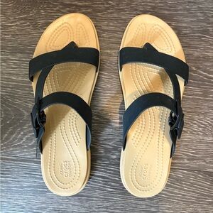 CROCS Women's Tulum Toe Post Sandals - size 8